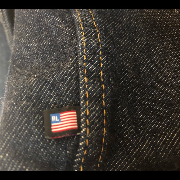 VINTAGE Ralph Lauren polo jean jacket - Picture 7 of 8